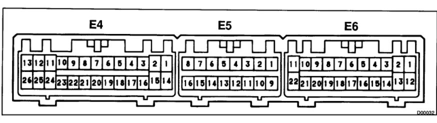 Распиновка двигателя Распиновка эбу 1sz fe фото АвтоБаза.ру