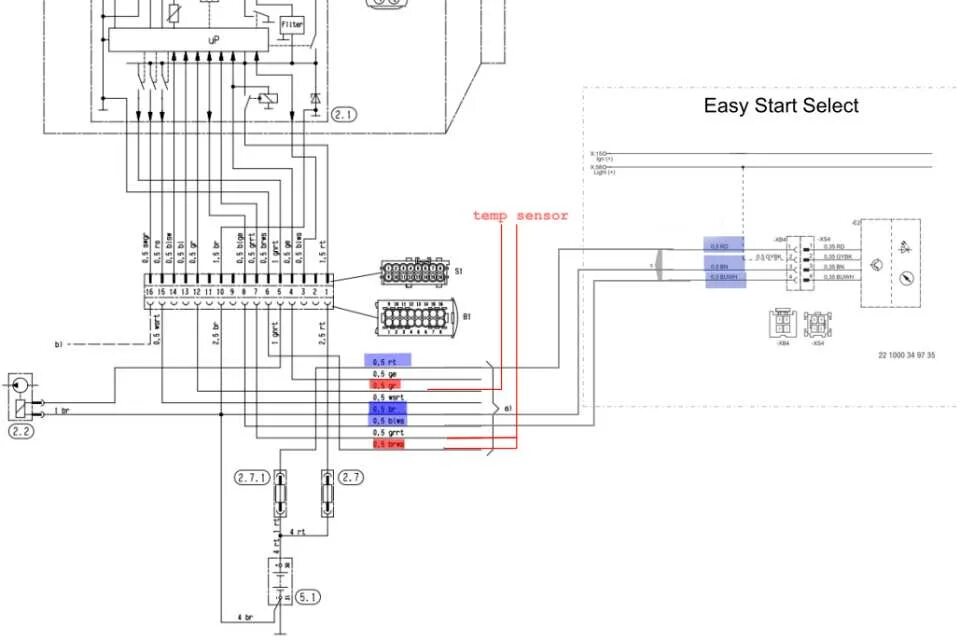 Распиновка эбершпехер Remote sensor