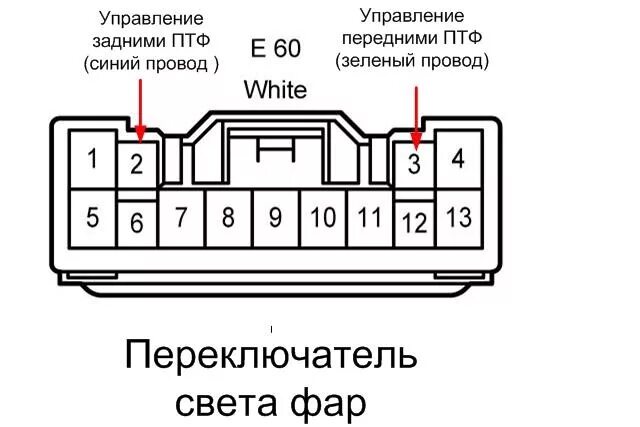 Распиновка фары тойота Установка ПТФ (2 часть) - Toyota Corolla (140/150), 1,6 л, 2013 года электроника