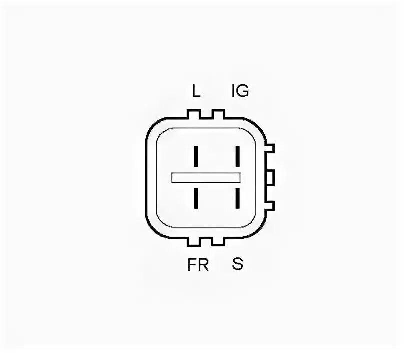 Распиновка генератора тойота Ответы Mail.ru: На honda integra генератор подключаю. Там клемма такая большая.
