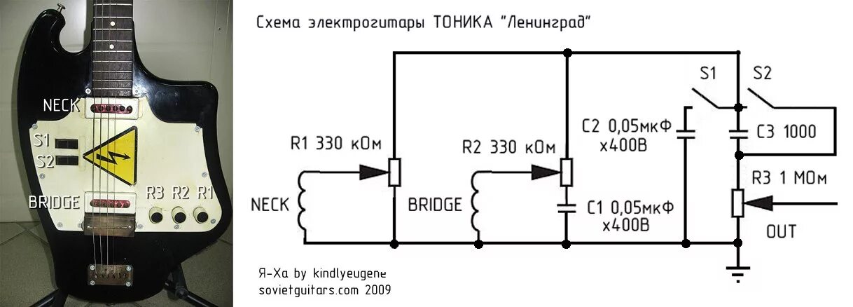 Распиновка гитары Советские гитары: Страница для печати