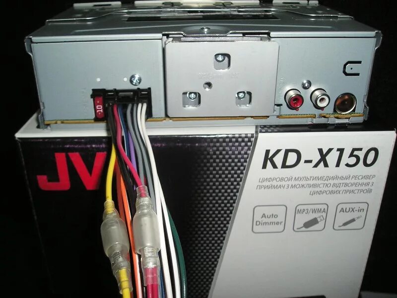 Распиновка jvc kd Автомагнитола JVC KD-X150EE, Магнитола JVC KD-X150EE