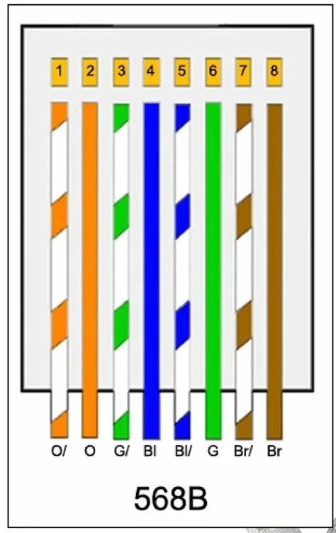 Распиновка кабеля интернета по цветам Immagini Ethernet wiring, Ethernet cable, Basic electrical wiring