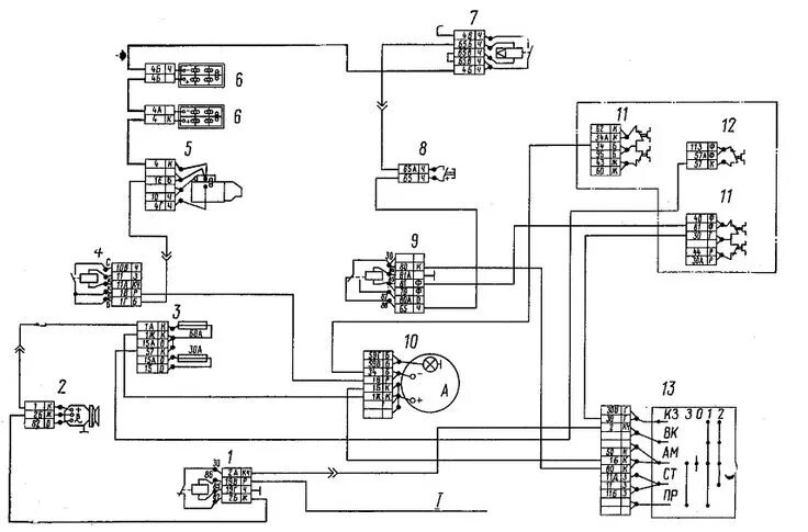 Распиновка камаз ЭЛЕКТРООБОРУДОВАНИЕ АВТОМОБИЛЕЙ КАМАЗ - ЧАСТЬ 2 Автомобиль, Электро