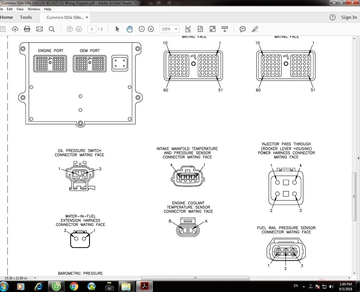 Распиновка камминз Cummins ISDe ISBe CM2150 4021625-01 Wiring Diagram Auto Repair Manual Forum - He