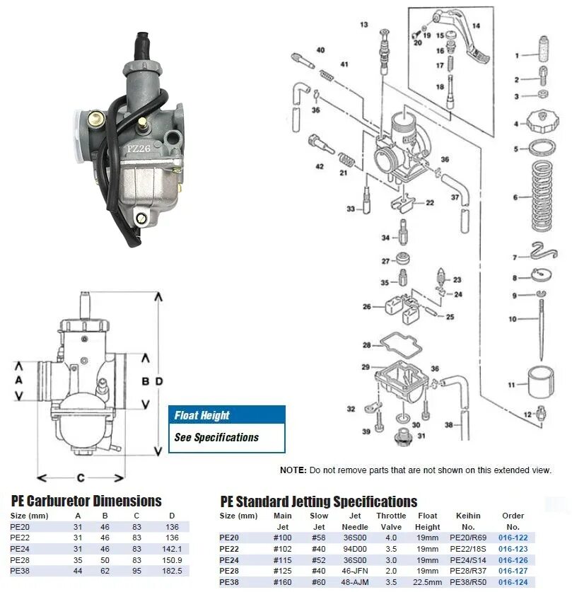 Распиновка карбюратора Карбюратор Alconstar Keihin для мотоцикла PZ30, КАРБЮРАТОР 30 мм для 200cc CG200