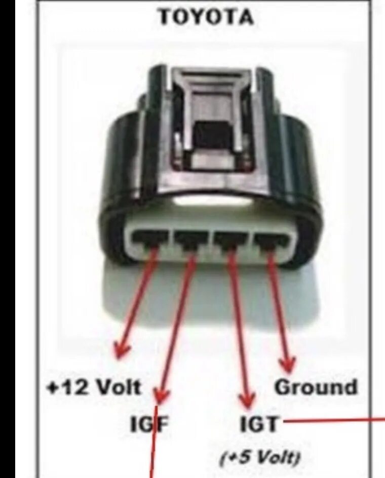 Распиновка катушки зажигания Замена штатных катушек на 1jz-fse катушки. - Toyota Mark II (110), 2,6 л, 2004 г