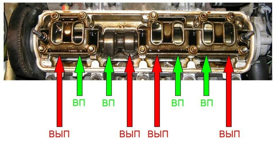 Распиновка клапанов ваз 2114 8 Регулировка клапанов & чистка ДЗ - Lada Гранта, 1,6 л, 2013 года визит на сервис