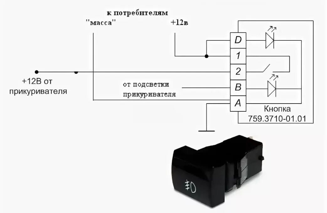 Распиновка кнопки калина Контурная подсветка салона приора - Lada Приора седан, 1,6 л, 2007 года электрон