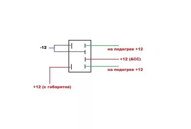 Распиновка кнопки обогрева Оригинальная кнопка подогревов сидений - Toyota Mark II Qualis, 2,5 л, 1997 года