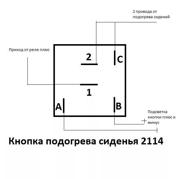 Распиновка кнопки подогрева Подключение подогрева на сидение от w210 - УАЗ 31519, 3 л, 1997 года другое DRIV