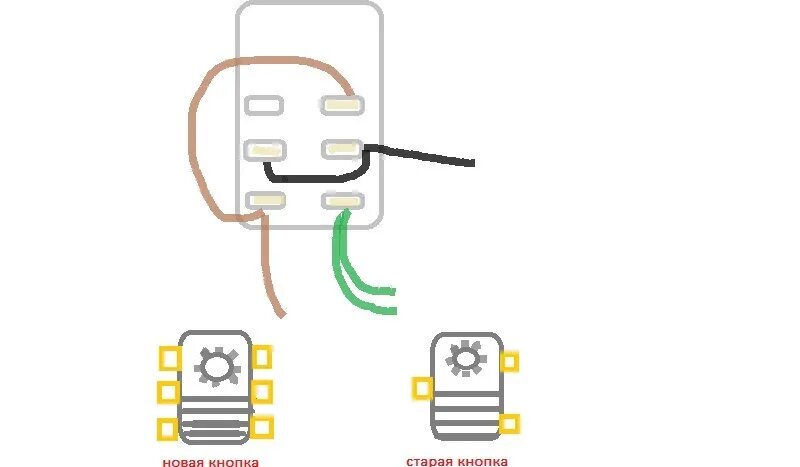 Распиновка кнопки света ваз Замена кнопки выключения света - Lada 4x4 3D, 1,6 л, 1985 года своими руками DRI