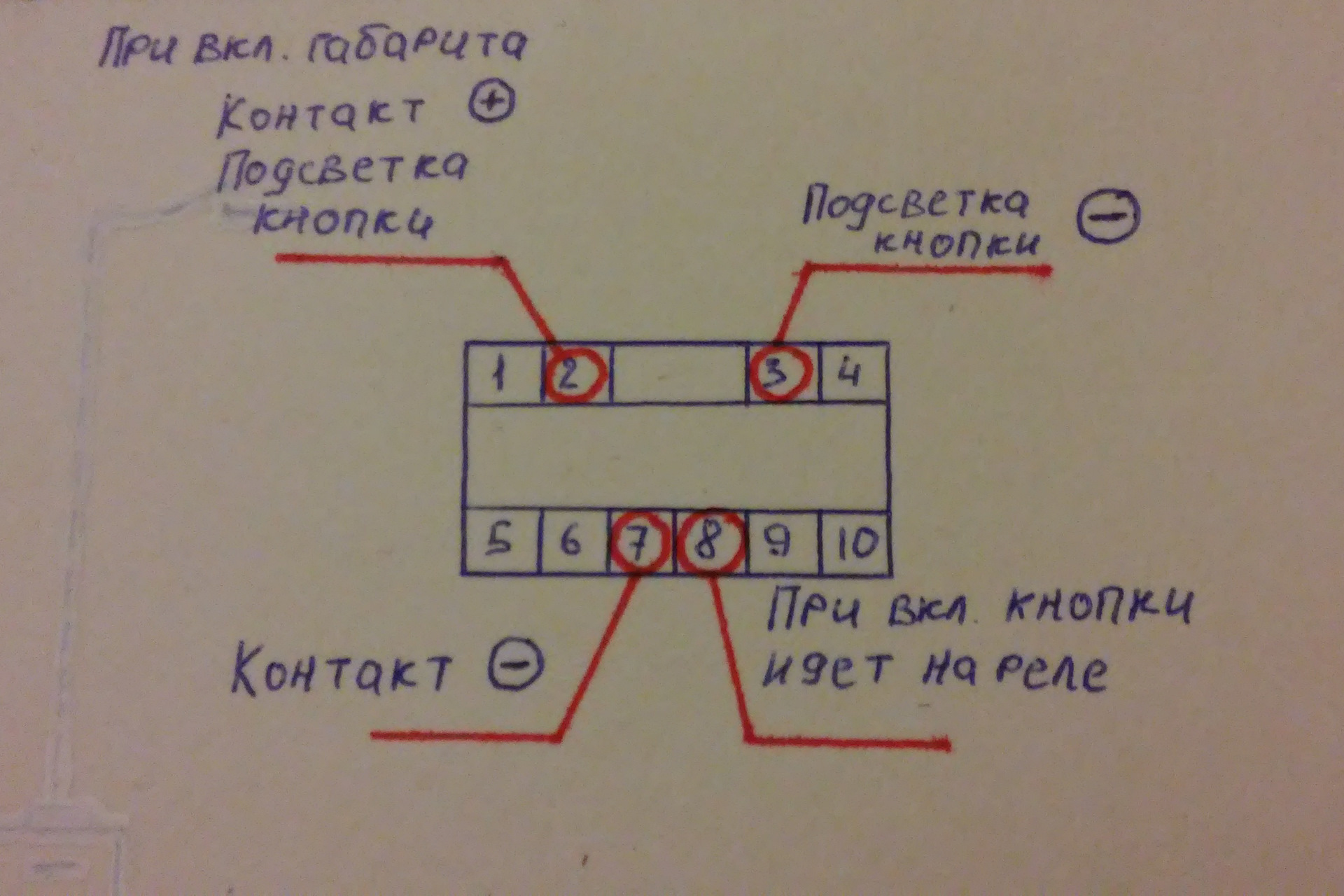 Распиновка кнопок 2107 Подготовка к установке ПТФ - Toyota Carina E, 1,6 л, 1994 года аксессуары DRIVE2