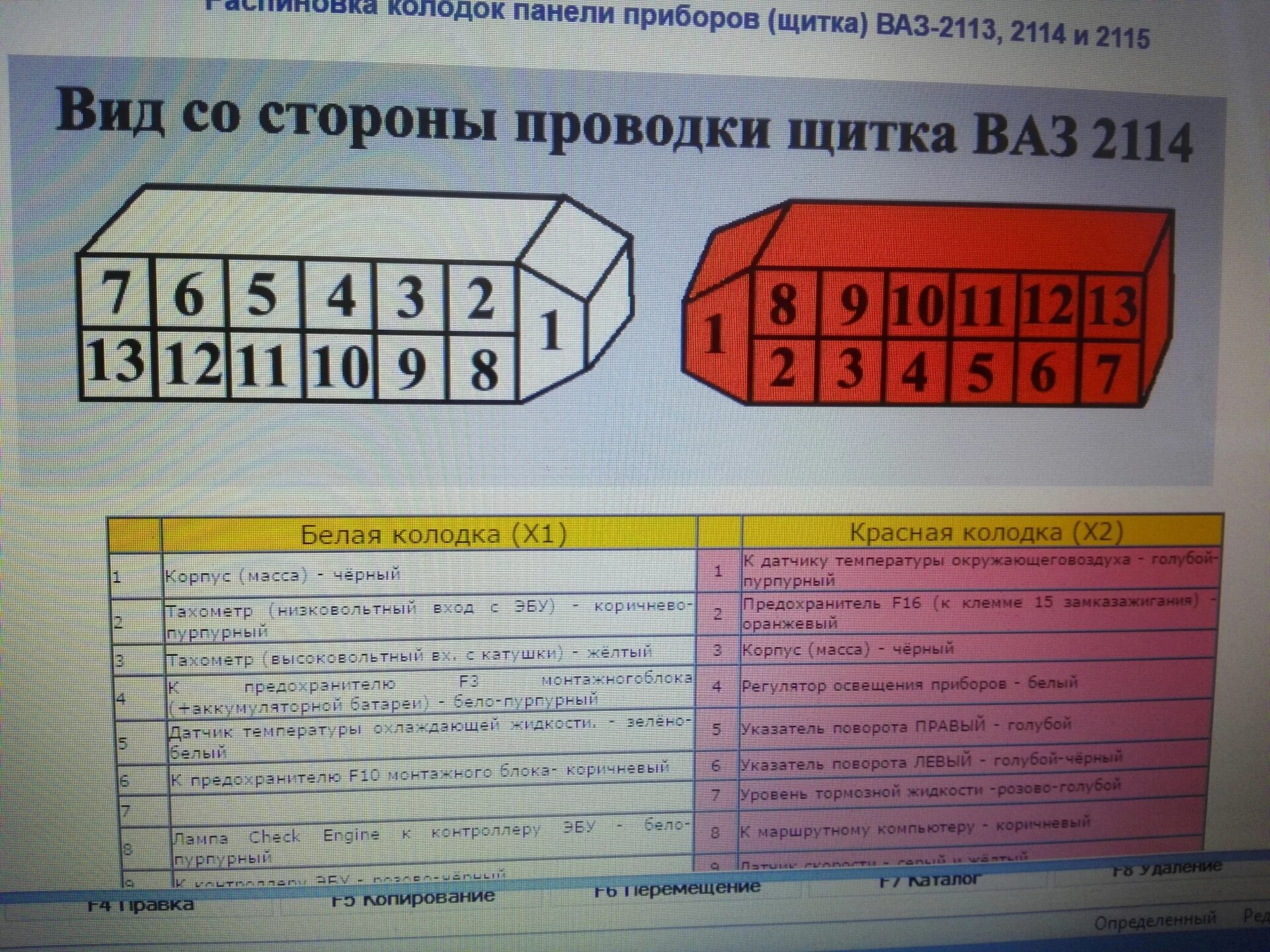 Распиновка колодок ваз 2114 Панель приборов с ваз2115 - Lada 4x4 5D, 1,7 л, 2004 года тюнинг DRIVE2