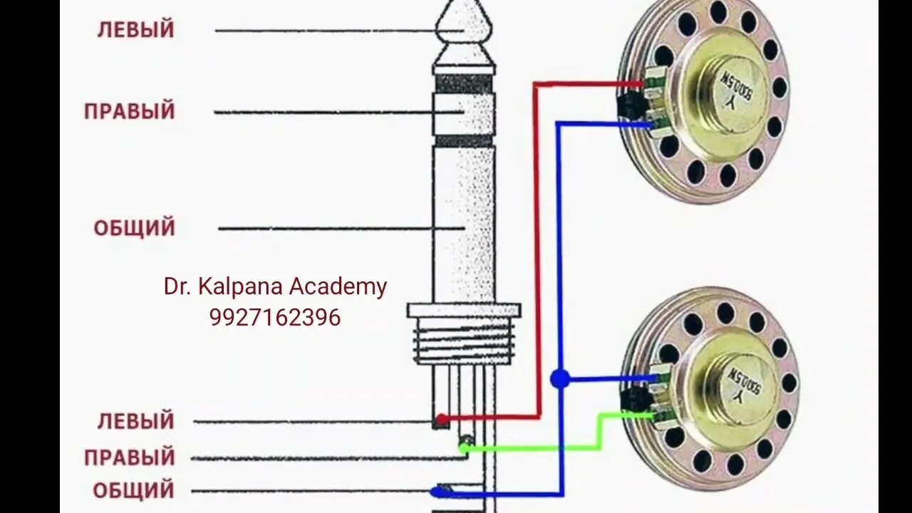 Распиновка колонок #microphone #headphones #Bulb# Socket# Switch# Dr.#Kalpana# Academy - YouTube