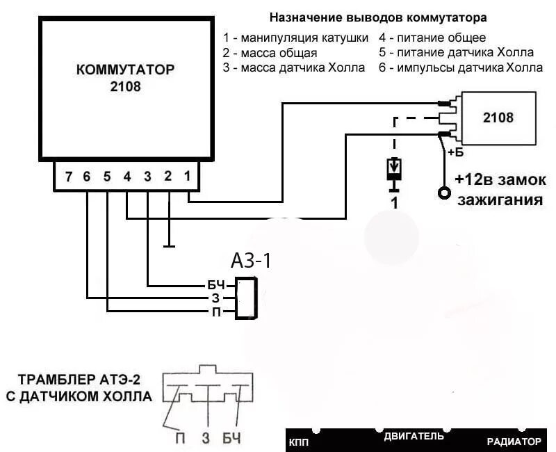 Распиновка коммутатора ваз Высоковольтный генератор для коптильни - DRIVE2