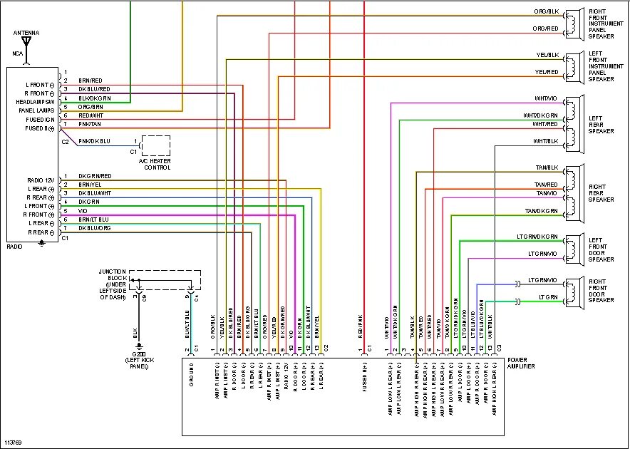 Распиновка крайслер 2003 Dodge Durango Radio Wiring Diagram Database