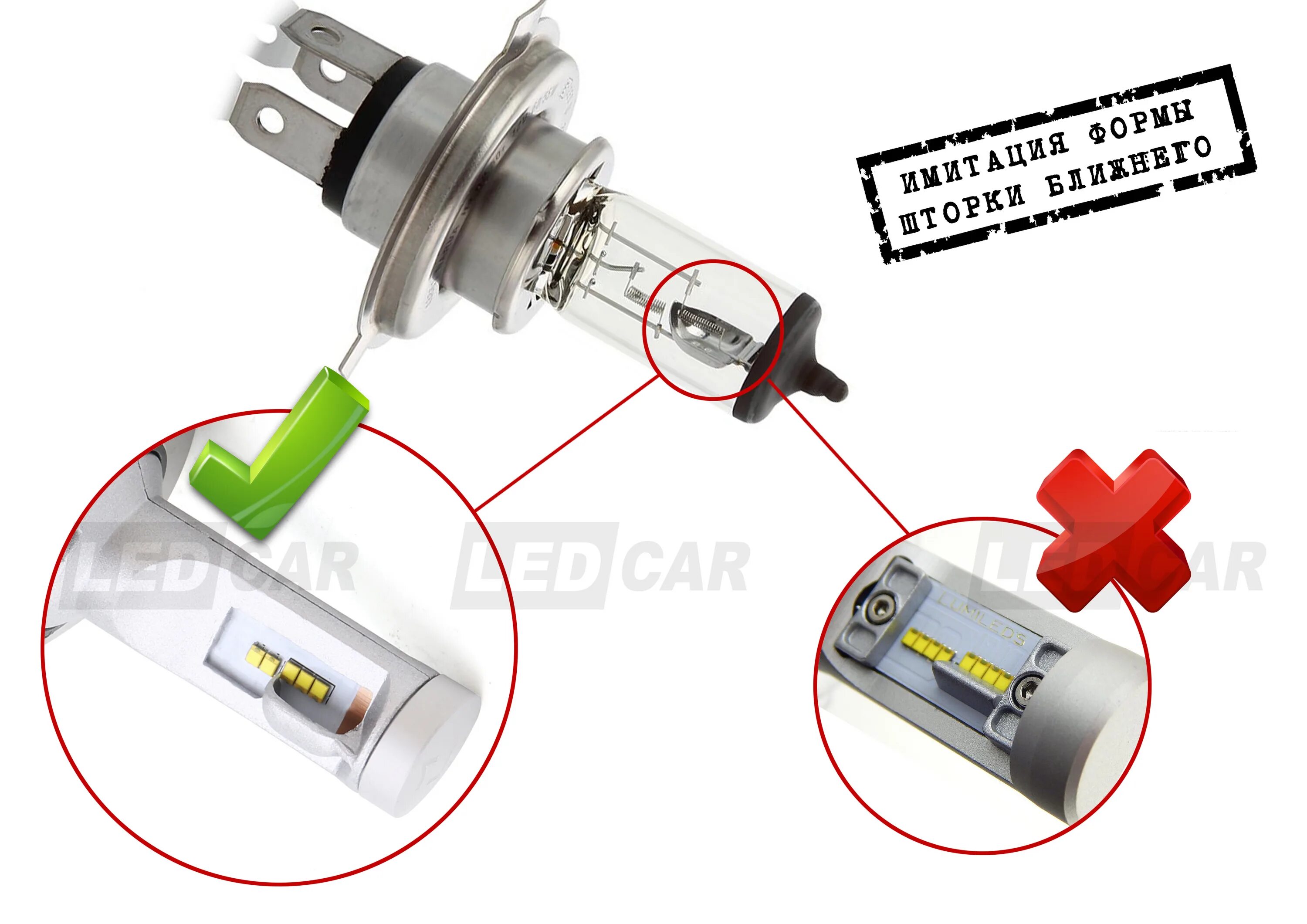 Распиновка лампочки h4 Простые правила при выборе светодиодных ламп в цоколе H4