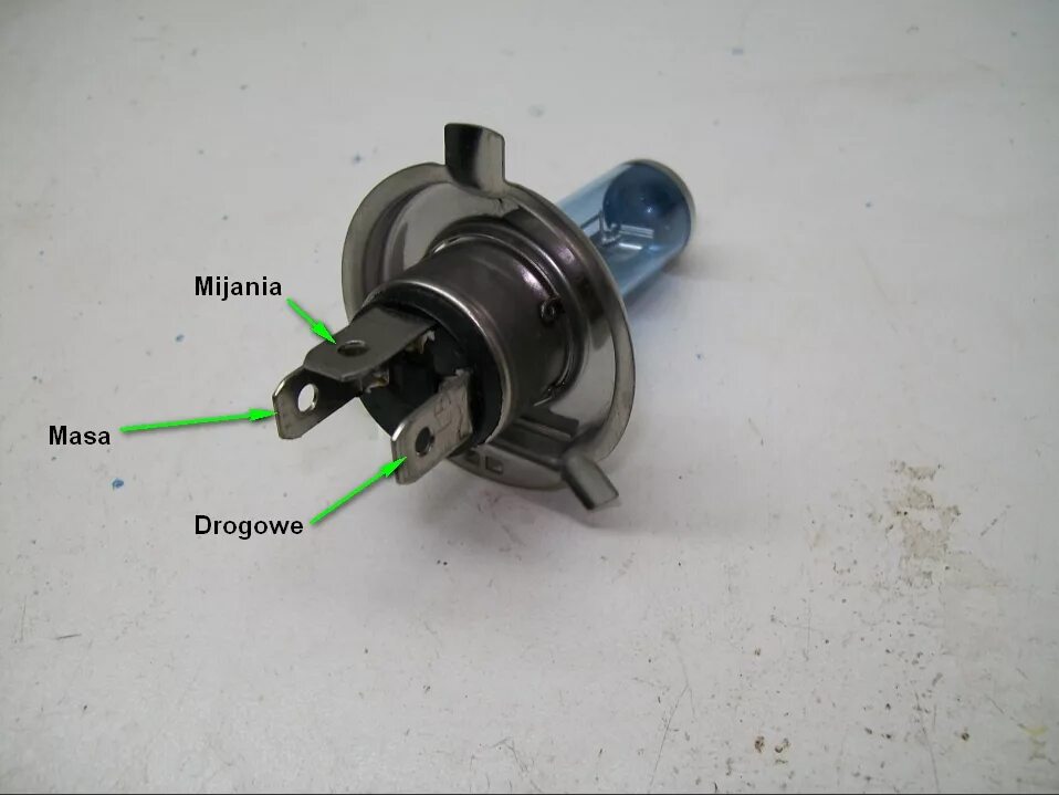 Распиновка лампочки h4 Podłączenie żarówki H4 w pandzie - elektroda.pl