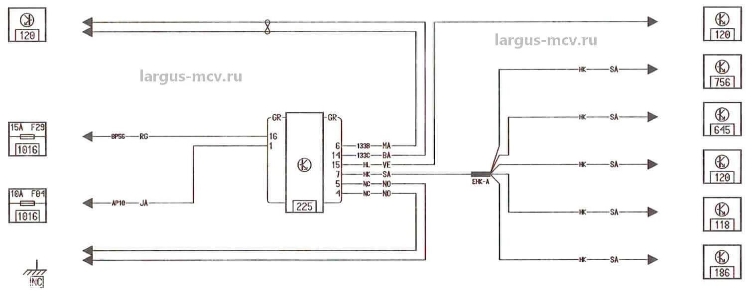 Распиновка ларгус Электросхемы (схемы электрических цепей) Lada Largus / Лада Ларгус