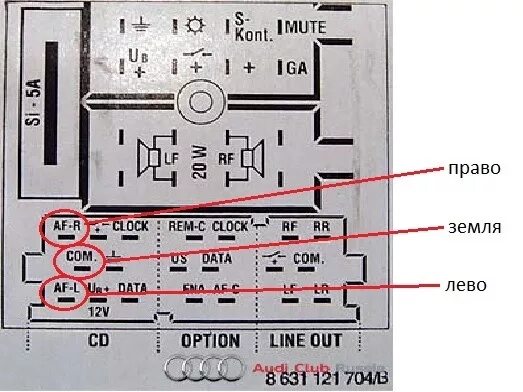 Установка магнитолы Pioneer - Audi A4 (B5), 2,4 л, 1998 года автозвук DRIVE2