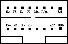 Распиновка магнитолы pioneer Pioneer KEH-P4022, KEH-P2030R, KEH-P6020RB pinout signals @ PinoutGuide.com