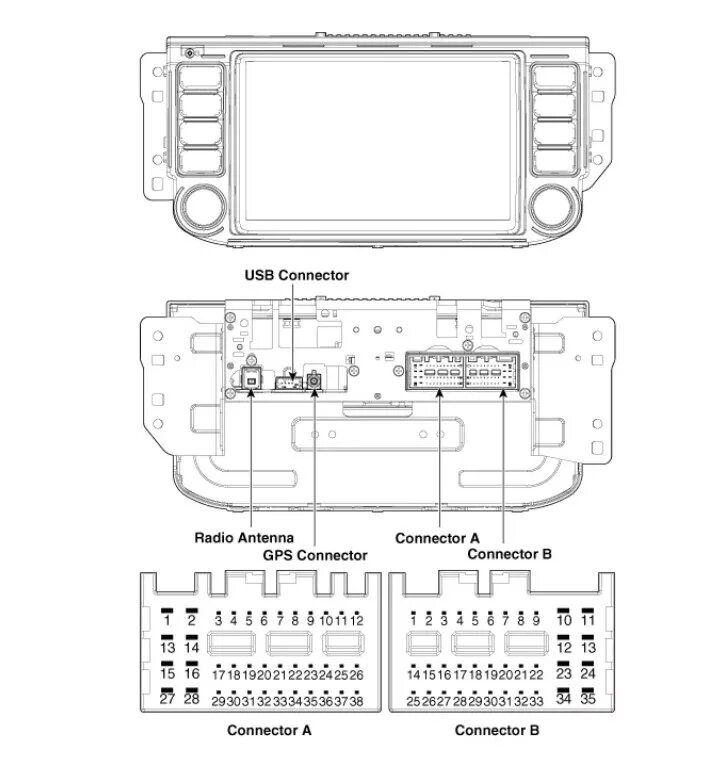 Распиновка магнитолы рио Магнитола от Престиж в Люкс - KIA Rio (4G), 1,6 л, 2018 года автозвук DRIVE2