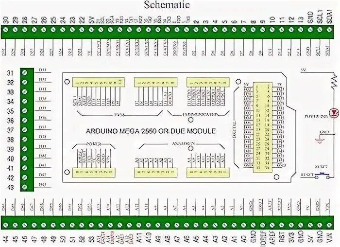 Mega Pinout Proyectos de arduino, Arduino, Proyectos electronicos