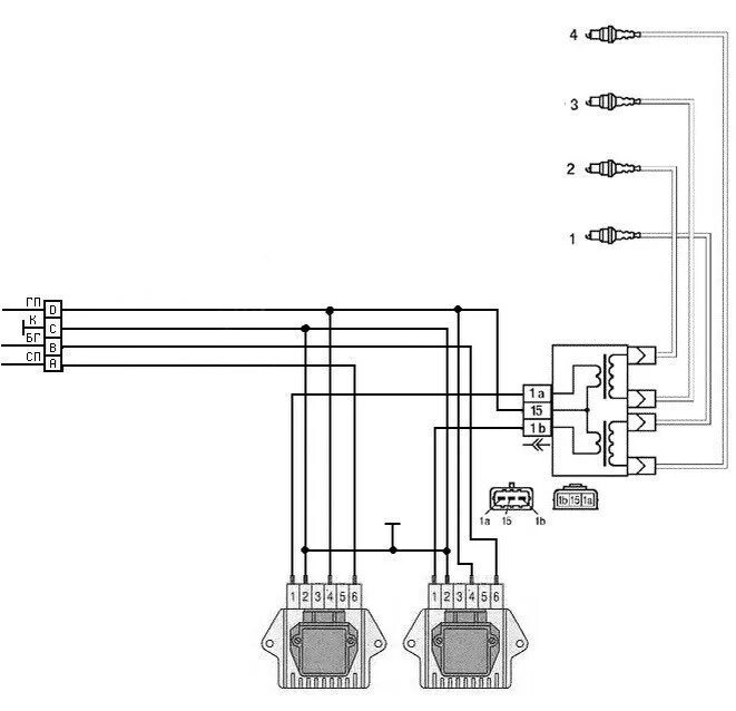 Как переделать модуль зажигания с 4 контактами на 3 ваз 2110 - фото - АвтоМастер