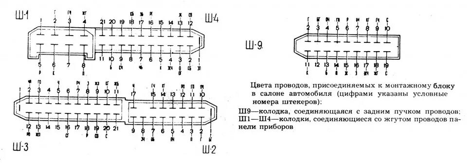 Распиновка монтажного блока 2114 Штекер 7 часть 2 - Lada 21093, 1,5 л, 1999 года электроника DRIVE2