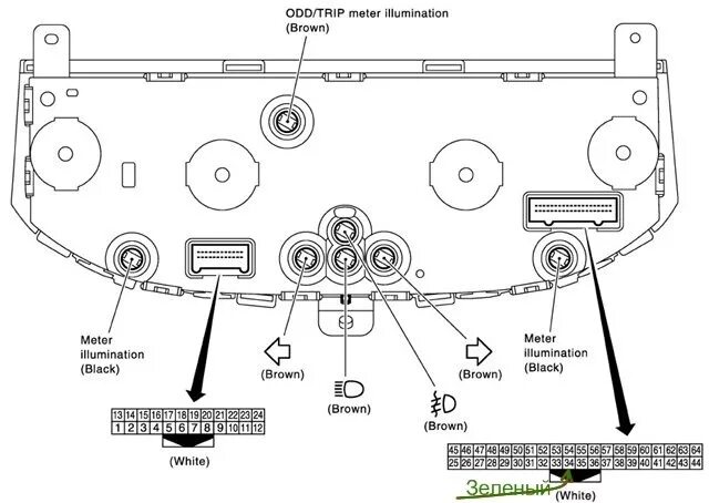 Распиновка nissan almera Ремонт Ниссан Альмера : Схемы электро-оборудования Nissan Almera