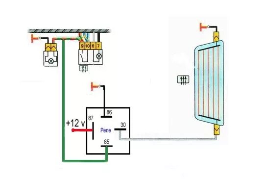 Распиновка обогрева заднего стекла Обогрев заднего стекла - Lada 21099, 1,5 л, 1997 года поломка DRIVE2