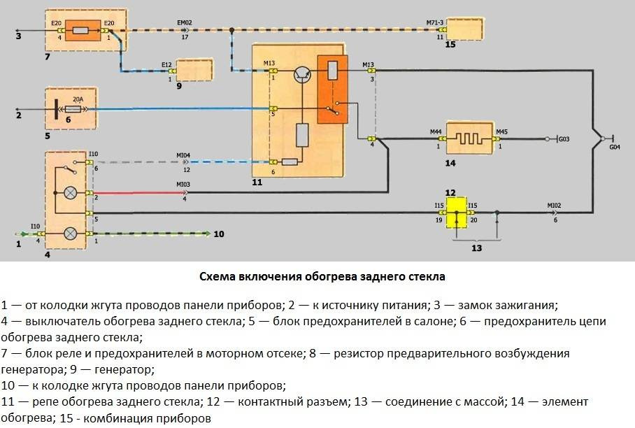 Распиновка обогрева заднего стекла Распиновка реле обогрева зеркал акцент - Hyundai Accent (2G), 1,5 л, 2004 года э