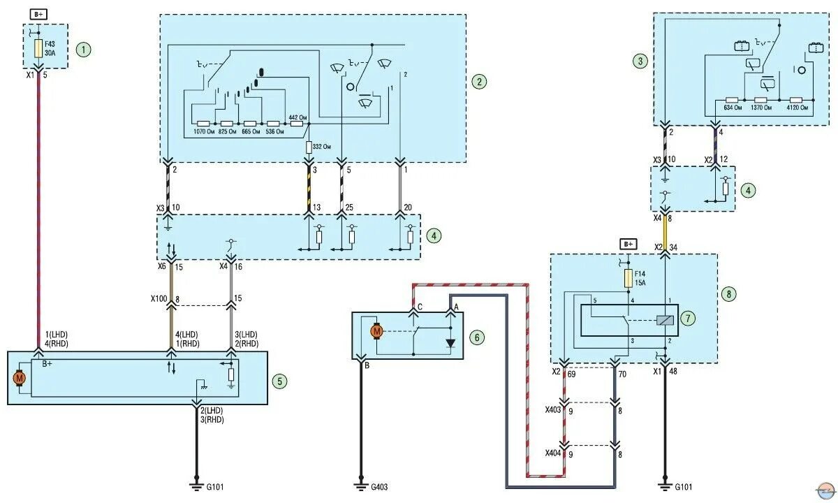 Распиновка опель астра Schematic diagrams of the electrical equipment of cars Opel Astra J (gasoline) 2