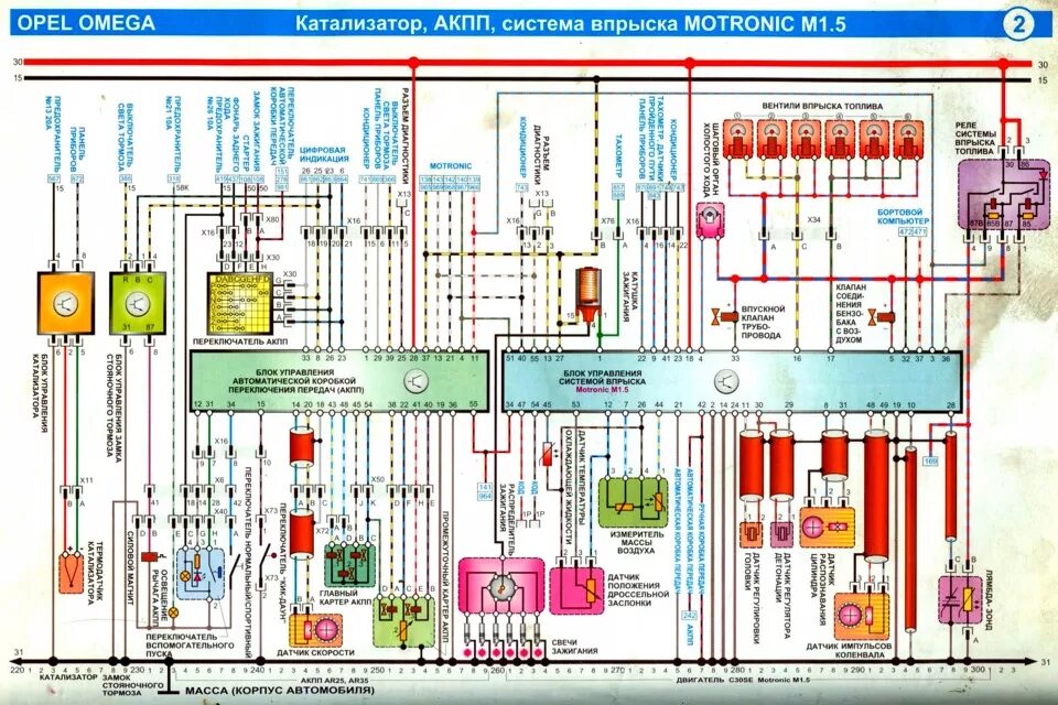 Распиновка опель вектра б Электросхемы C30NE и не только - Opel Monza, 3 л, 1985 года своими руками DRIVE2
