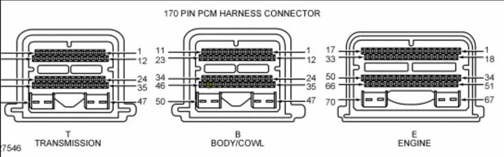 Распиновка pcm 2005 Ford escape pcm pinout #2 Ford escape, Ford, Escape