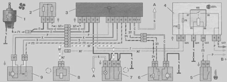 Распиновка печки 2110 Электросхемы ВАЗ 2110, 2111 и 2112