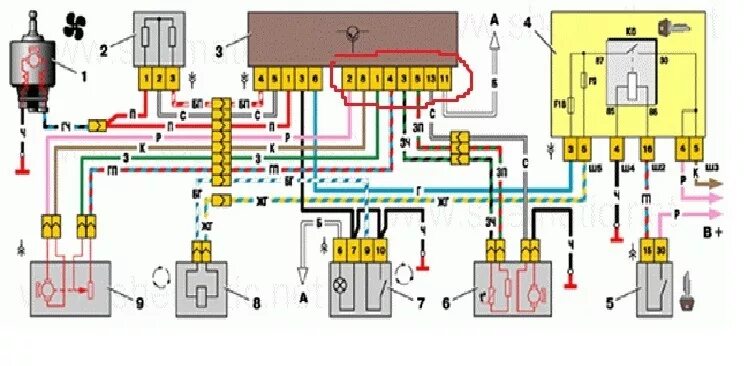 Распиновка печки 2110 Распиновка 13 контактной колодки блока САУО на ВАЗ 2110. - DRIVE2