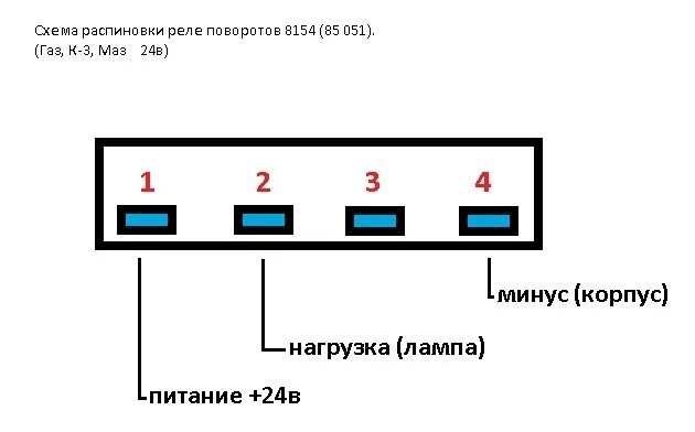 Распиновка поворотов камаз Замена реле поворотов W023 66 830C 24в, на что ни будь аналогичное. - Mazda Tita