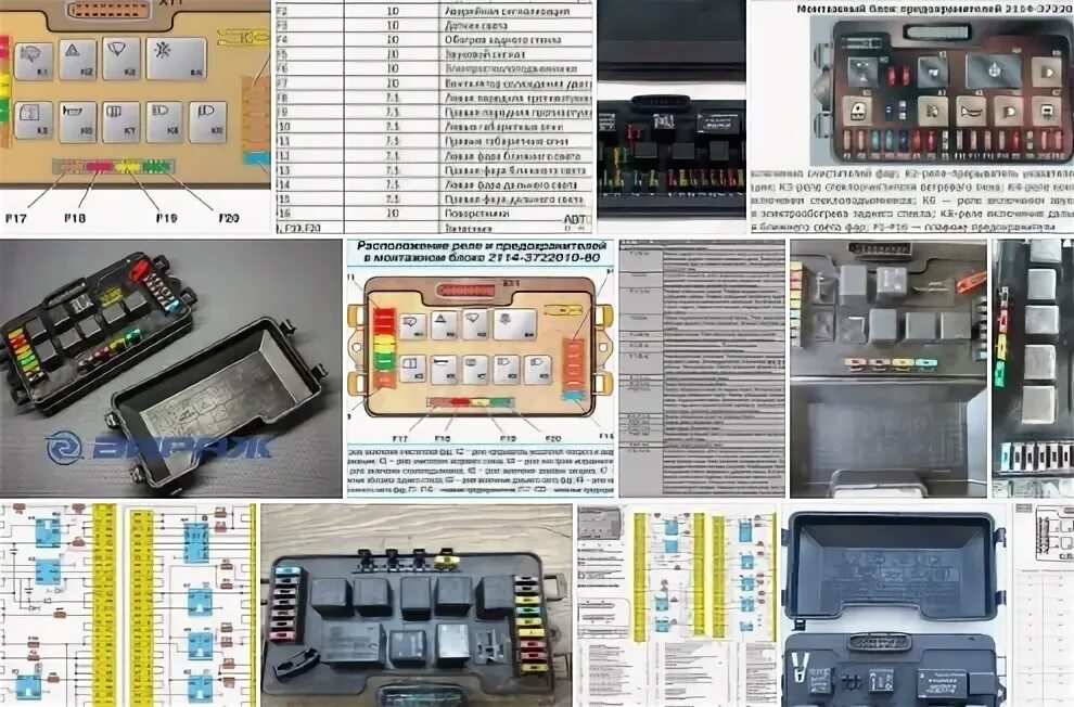 Распиновка предохранителей 2115 Картинки ПРЕДОХРАНИТЕЛЬ ВАЗ 2115 ПРИБОРЫ