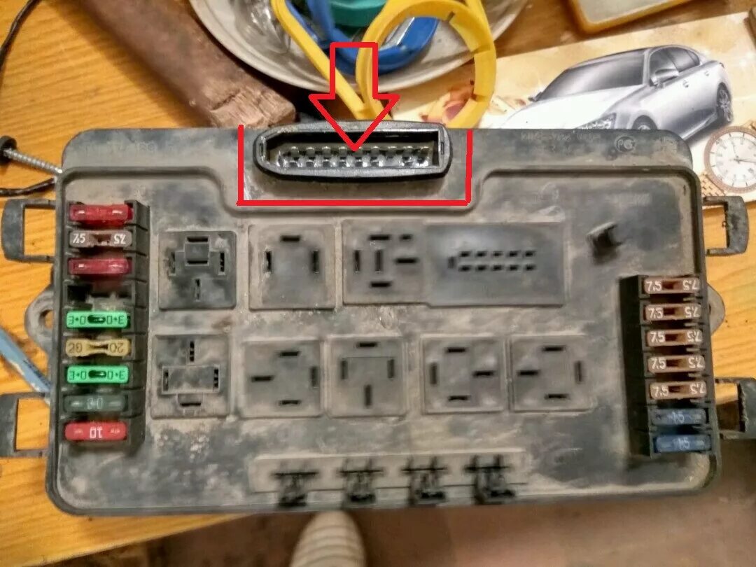 Распиновка предохранителей 2115 Ремонт монтажного блока(блок предохранителей) - Lada 2115, 1,5 л, 2003 года свои