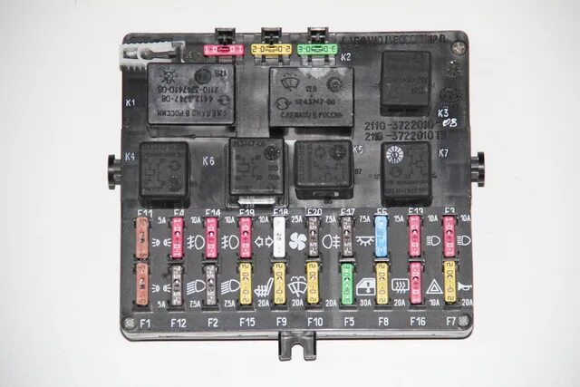 Распиновка предохранителей ваз 2110 Предохранитель ваз 11