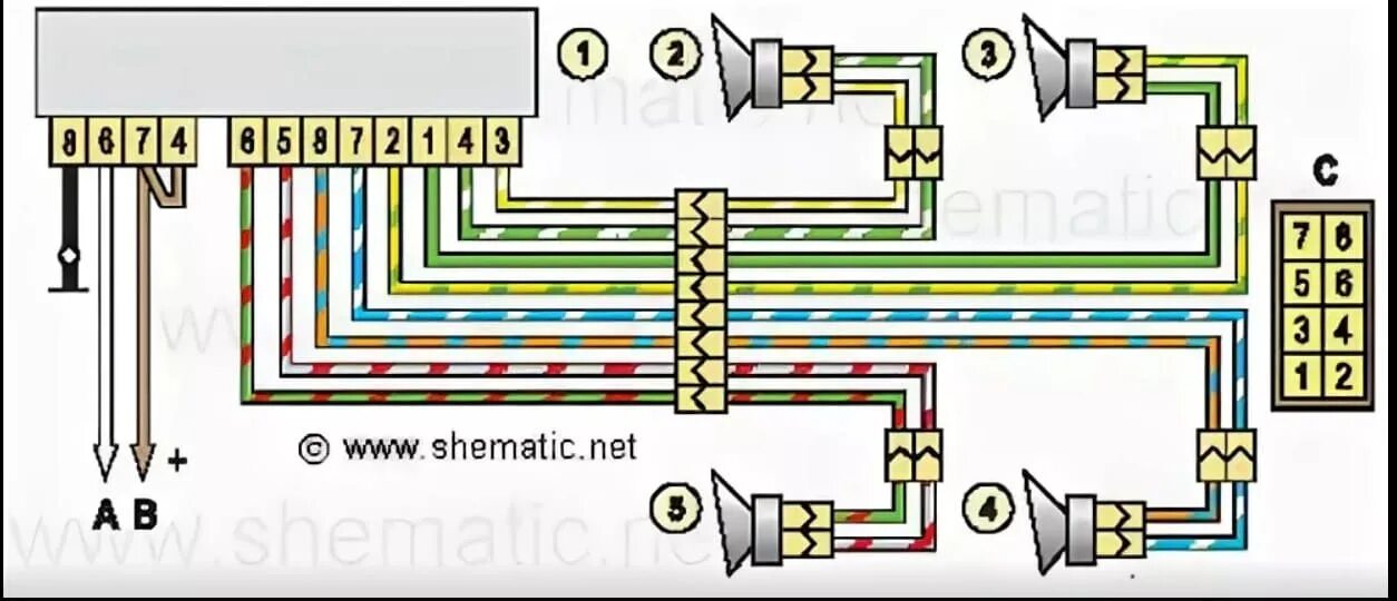 Распиновка проводов нива Шевроле каптива распиновка магнитолы - КарЛайн.ру
