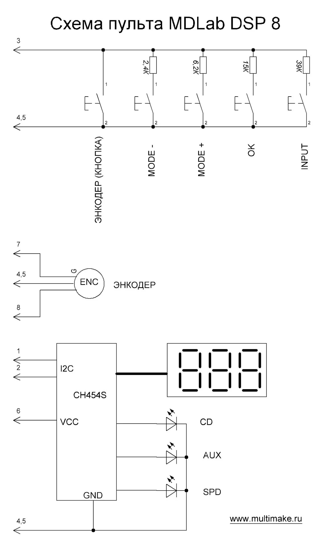 Распиновка пульта Интерфейс пульта MDLab DSP 8 - DRIVE2