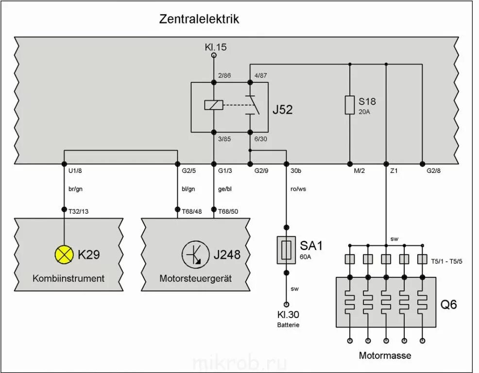 Распиновка реле 0281003039 свечей накала схема подключения ACV.2,5tdi Проблема с ЭБУ? - Клуб любителей микроавтобусов и минивэнов