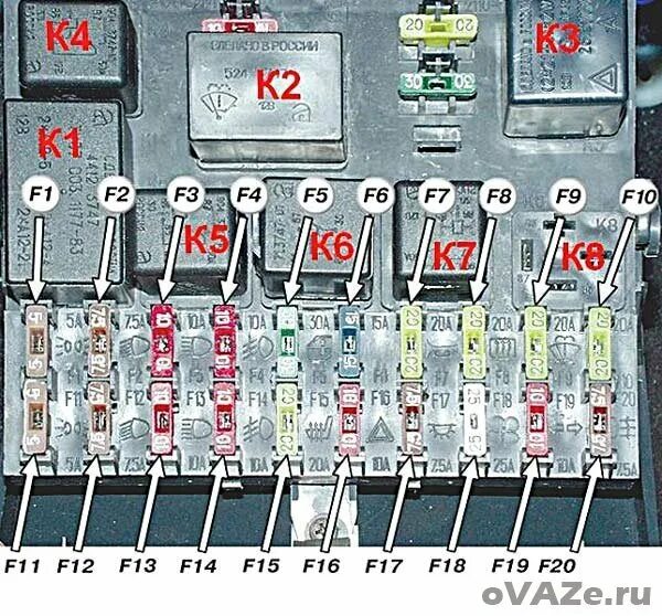 Распиновка реле 2110 Картинки ПРЕДОХРАНИТЕЛЬ МАГНИТОЛЫ 2112