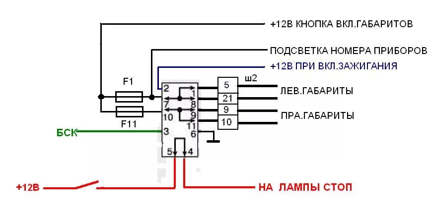 Распиновка реле 2110 Распиновка блока предохранителей ВАЗ-2112 инжектор 16 клапанов