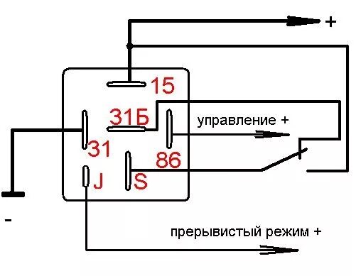 Распиновка реле 456.3747 02 схема подключения Дворники часть 1 - Suzuki Escudo (1G), 1,6 л, 1993 года своими руками DRIVE2