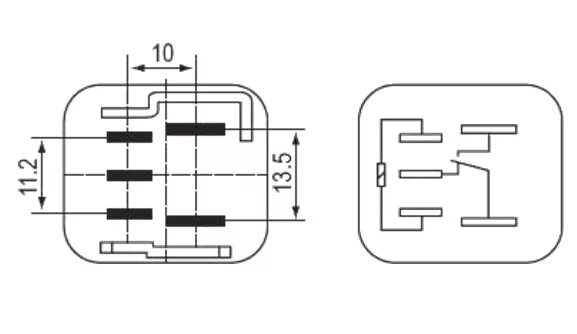 Распиновка реле тойота 056700-6912 Transparent Toyota LED Starter Relay With Bracket