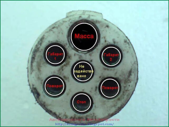 Распиновка розетки тягача прицепное устройство обозначение разьемов - автомануалы - Каталог файлов - дон ю